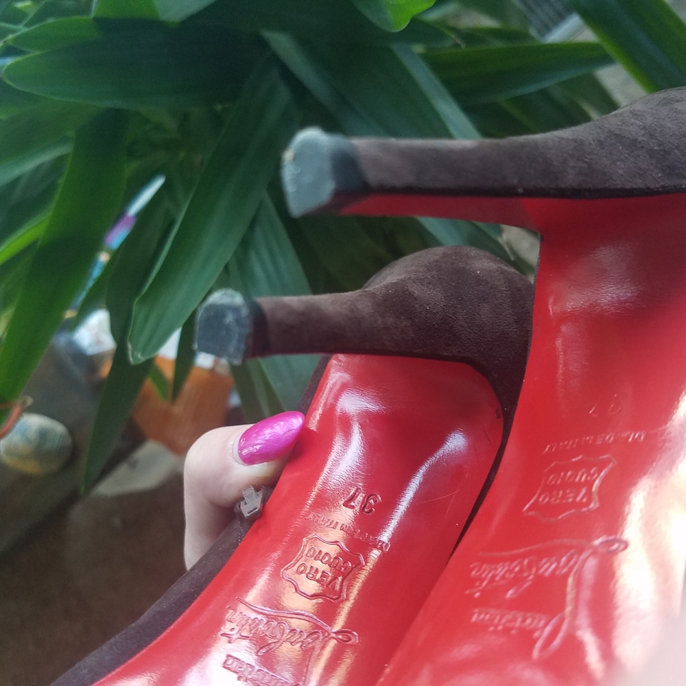 Christian Louboutin Heels Sz 37 - Picture 3 of 9